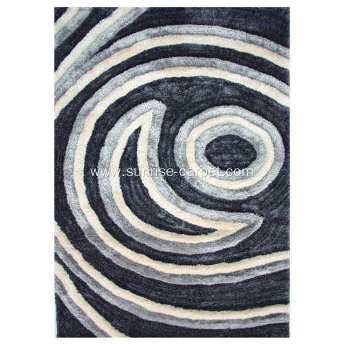 Elastic&Silk 3D Shaggy Rug